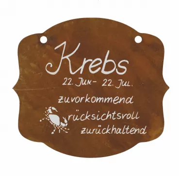 Krebs - Rosttafel - Sternzeichen